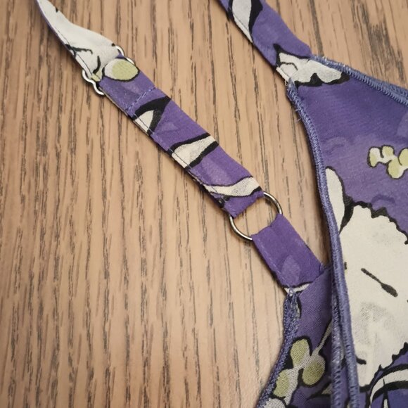 Cabi Size XL Purple Flowered Top (EUC) - Picture 5 of 9